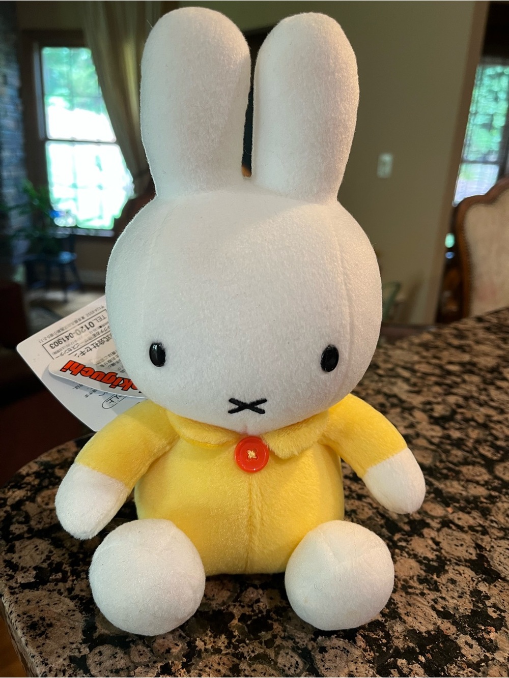 Sekiguchi Miffy Plush Yellow Dress Standard Size  Japan Import 666867⁠